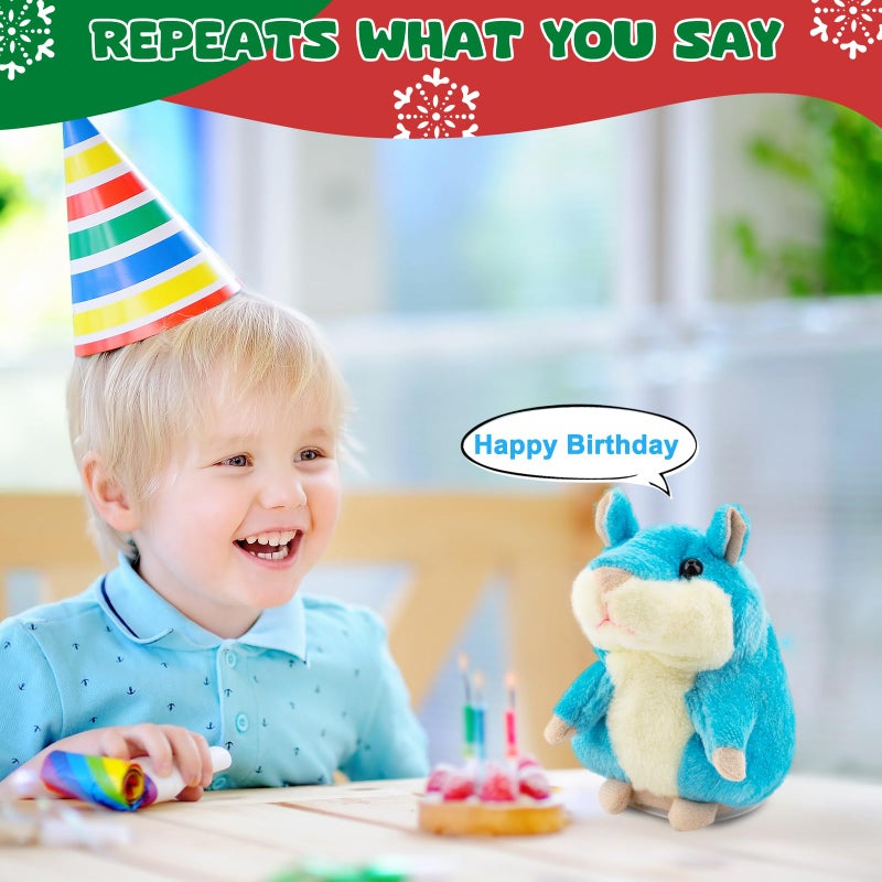 Qrooper Kids Toys Talking Hamster Repeats What You Say Toddler Toys for Kids Repeating Everything with Funny Voice Baby Boy Toys Christmas New Year Gift for 3 4 5 6+ Years Old - Image 2